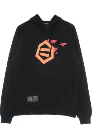 DOLLY NOIRE Sweathshirts & Hoodies, Herre, Sort, XS, Uld, Sort Blade Logo Hoodie Stilfuld