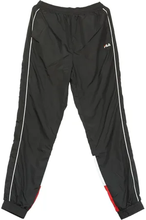 Fila Bukser, Herre, Sort, L, Uld, Rød og hvid herre tracksuit bukser