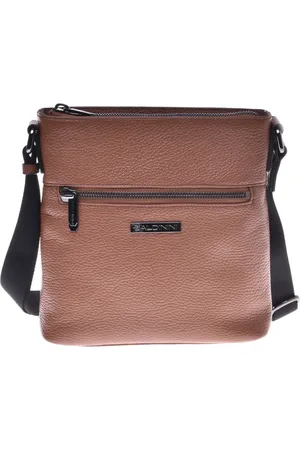 BALDININI Taske, Herre, Brun, ONE SIZE, Tan calfskin crossbody bag
