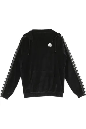 Kappa Sweathshirts & Hoodies, Dame, Sort, XL, Uld, Asper Dame Hoodie Sort/Hvid