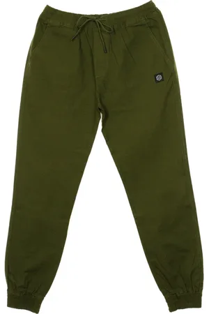 DOLLY NOIRE Bukser, Herre, Grøn, XL, Ripstop Grøn Jogger Bukser