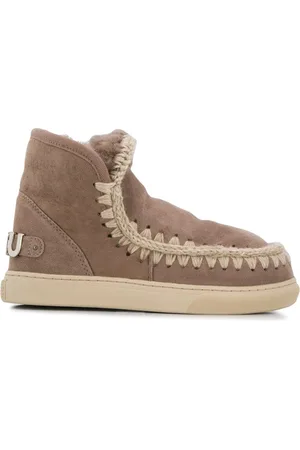 Mou Sko, Dame, Brun, 41 EU, Uld, Beige Sneakers til Kvinder Aw24