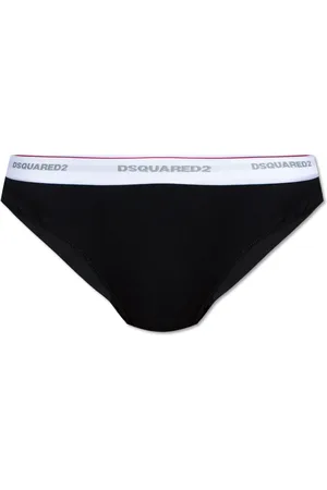 Dsquared2 Undertøj, Dame, Sort, S, Bomuld, Briefs med Logo