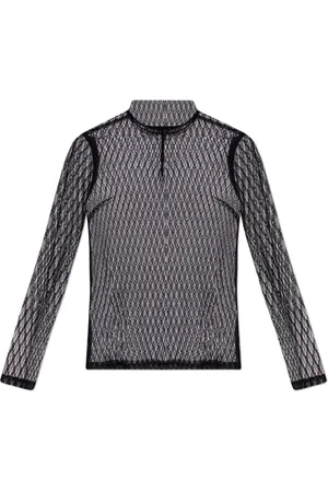 Dolce & Gabbana Top, Dame, Sort, S, Blonde top med ståkrave