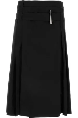 Alexander McQueen Nederdel, Dame, Sort, S, Elegant Sort Nederdel til Kvinder
