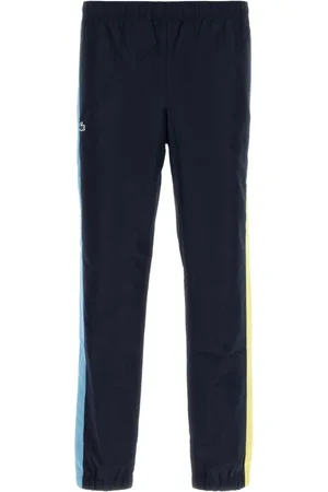 Lacoste Bukser, Herre, Blå, M, Polyester, Midnight Polyester Joggers