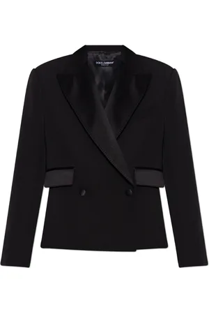 Dolce & Gabbana Jakke, Dame, Sort, XS, Uld, Uldjakke
