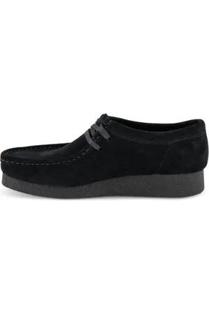 Clarks Sko, Dame, Sort, 41 EU, Uld, Wallabee EVO Sko