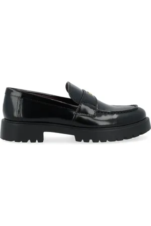 Tory Burch Sko, Dame, Sort, 40 1/2 EU, Læder, Klassisk Lug Loafer