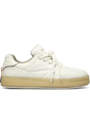 Barracuda Sko, Herre, Hvid, 44 EU, Læder, Hvide Crane Sneakers