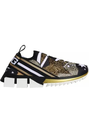 Dolce & Gabbana Sko, Dame, Flerfarvet, 37 EU, Multifarvet Kometstjerne Print Sneakers