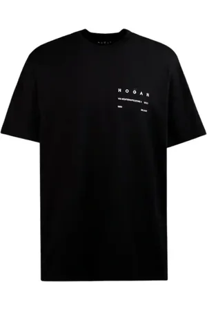 Hogan Top, Herre, Sort, XL, Sort T-shirt og Polo Kollektion