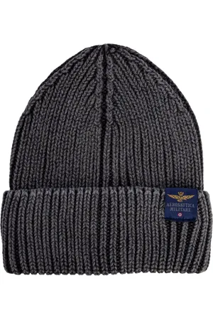 Aeronautica Militare Tilbehør, unisex, Grå, L, Bomuld, Pigmentfarvet bomuld hue grå