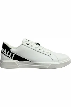 Roberto Cavalli Sko, Herre, Hvid, 43 EU, Læder, Minimal DIS 2 Herre Sneakers