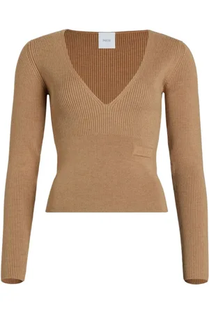 Patou Strik, Dame, , M, Uld, Uld V-Hals Sweater