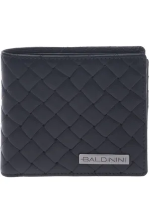 BALDININI Tilbehør, Herre, Sort, ONE SIZE, Wallet in woven print leather