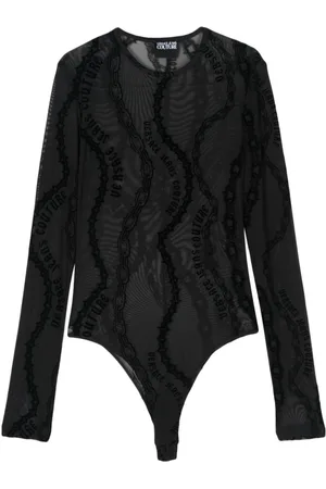 VERSACE Top, Dame, Sort, S, Bomuld, Sort Topwear til Kvinder Aw24