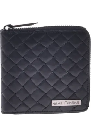 BALDININI Tilbehør, Herre, Sort, ONE SIZE, Wallet in woven print leather