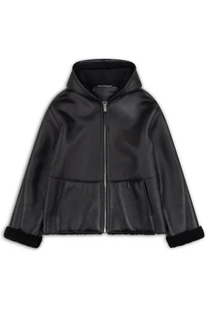 Axel Arigato Jakke, Herre, Sort, L, Læder, Angus Shearling Jakke