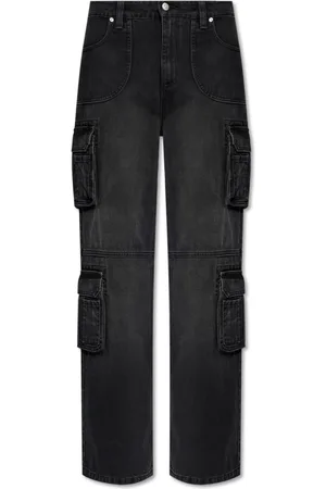 MISBHV Jeans, Dame, Grå, W28, Bomuld, Jeans med lommer