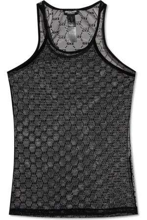 Dsquared2 Top, Dame, Sort, L, Logo Top