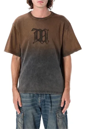 MISBHV Top, Herre, Brun, S, Bomuld, Solopgang Grafisk T-shirt