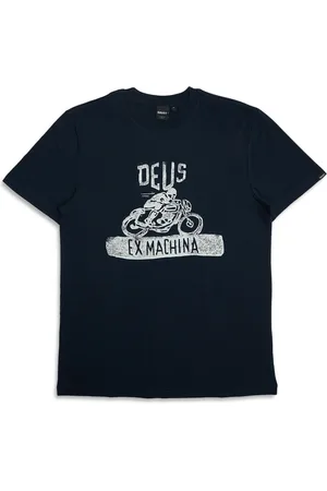 Deus Ex Machina Top, Herre, Blå, M, Bomuld, Vintage Turps Tee