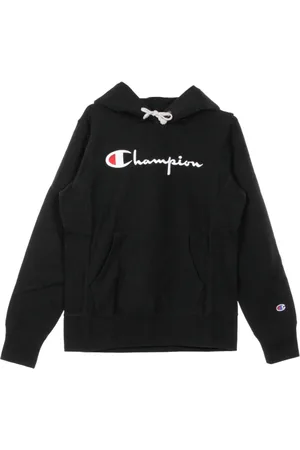 Champion Sweathshirts & Hoodies, Dame, Sort, S, Uld, Sort hættetrøje til kvinder