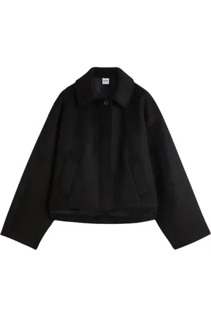 Aspesi Jakke, Dame, Sort, S, Faux Fur, Faux Fur Jersey Jakke