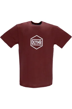 DOLLY NOIRE Top, Herre, Rød, XL, Bomuld, Logo Tee Kortærmet Bomuld T-shirt