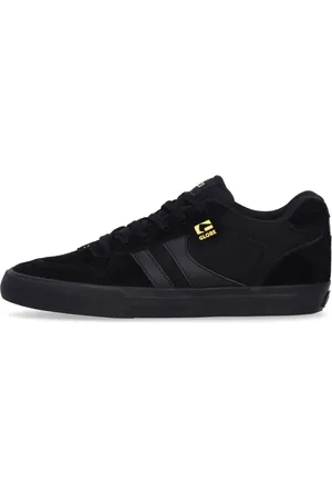 Globe Sport, Herre, Sort, 42 1/2 EU, Uld, Sort/Guld Skate Sko Vulkaniseret Stil