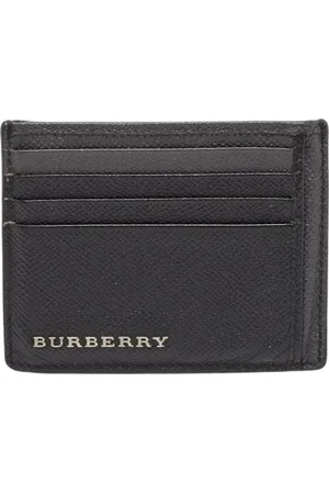 Burberry Pre-owned, Herre, Sort, ONE SIZE, Tyl, Pre-owned Laeder punge