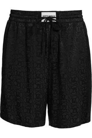 Roberto Cavalli Shorts, Herre, Sort, M, Shorts