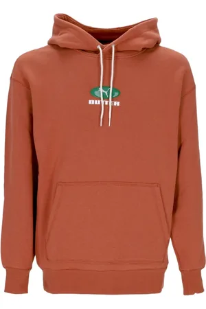 PUMA Sweathshirts & Hoodies, Herre, Brun, M, Bomuld, Letvægts hættetrøje med justerbar snorhætte