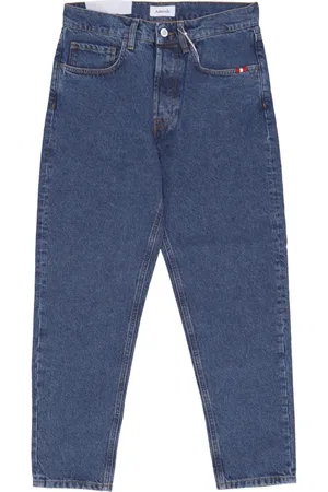 AMISH Jeans, Herre, Blå, W36, Denim, Stone Wash Slim Fit Denim Jeans
