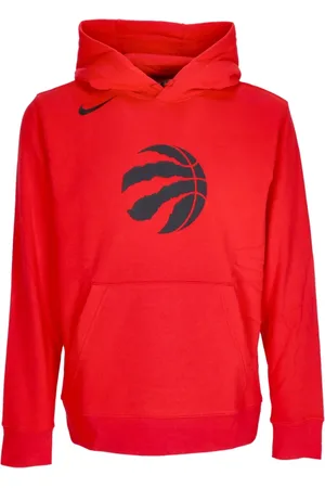 Nike Sweathshirts & Hoodies, Herre, Rød, S, Bomuld, Toronto Raptors Club Hoodie Rød