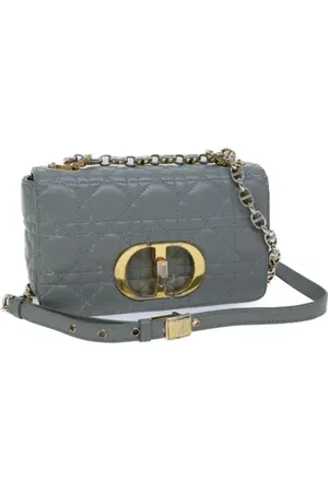 Dior Pre-owned, Dame, Grå, ONE SIZE, Uld, Pre-owned Laeder dior-tasker