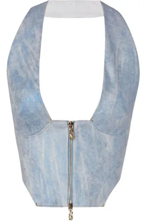GENNY Top, Dame, Blå, M, Uld, Top