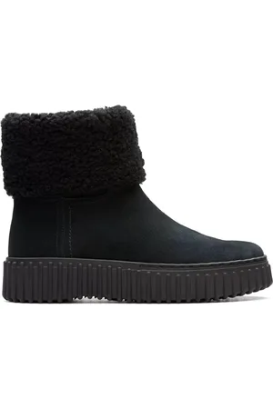 Clarks Sko, Dame, Sort, 37 EU, Sort dames ankelstøvle - Torhill Turn