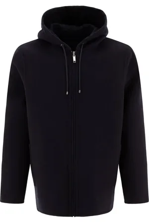 VALENTINO GARAVANI Sweathshirts & Hoodies, Herre, Blå, 2XL, Uld, Stilfuld jakke med unikt design