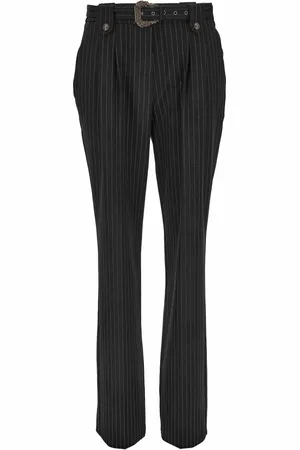 VERSACE Bukser, Dame, Sort, S, Uld, Bukser