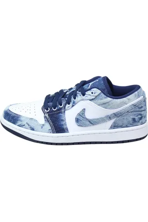 Jordan Sko, Herre, Blå, 47 EU, Denim, Vasket Denim Lav SE Sneakers