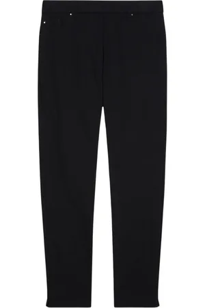 Elena Miro Bukser, Dame, Sort, S, Uld, Strækviskose Skinny Bukser
