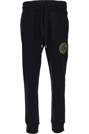 VERSACE Bukser, Herre, Sort, S, Bomuld, Bukser