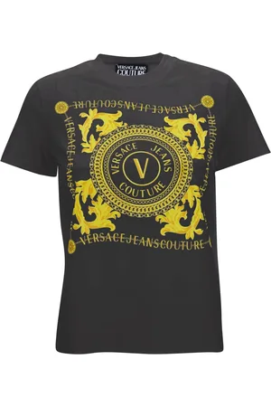 VERSACE Top, Dame, Sort, 2XS, Bomuld, T-shirts og Polos