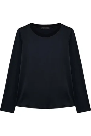 Elena Miro Top, Dame, Blå, L, Viskose T-shirt
