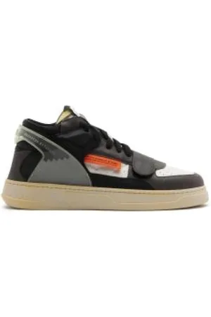 RUN OF Sko, Herre, Sort, 42 1/2 EU, Læder, Vintage Læder Sneakers