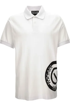 VERSACE Top, Herre, Hvid, XL, Nylon, T-shirts og Polos