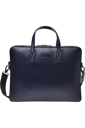 BALDININI Taske, Herre, Blå, ONE SIZE, Professional bag in dark leather
