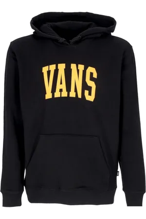 Vans Sweathshirts & Hoodies, Herre, Sort, XL, Bomuld, Sort Varsity Hoodie med Kængurulomme